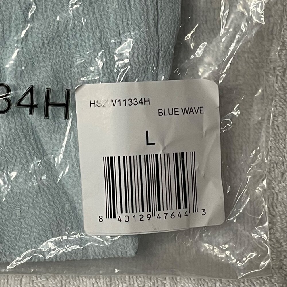 Hippie Rose Juniors' Ruffled Top - Blue Wave, Size L, New - Picture 4 of 6